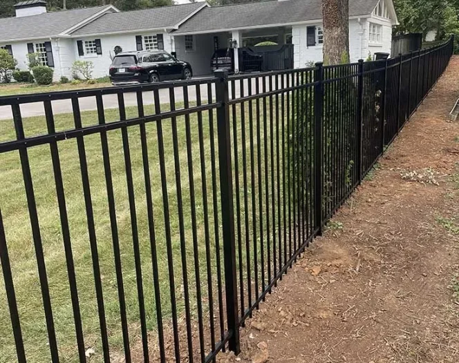 residential rod iron fence installation services russellville ky wheeler fencing bowling