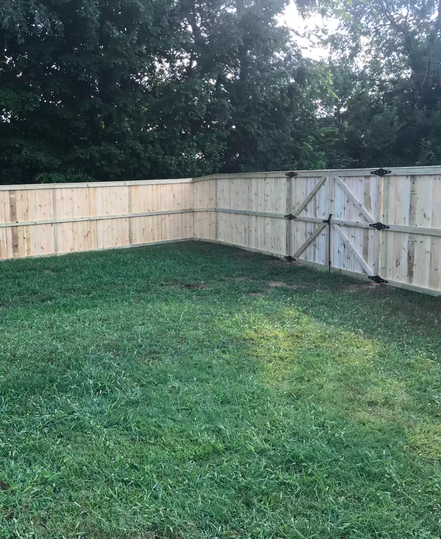wood fence installation franklin ky